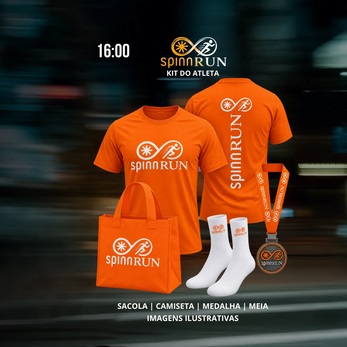 Imagem do kit SpinnRun - 16:00