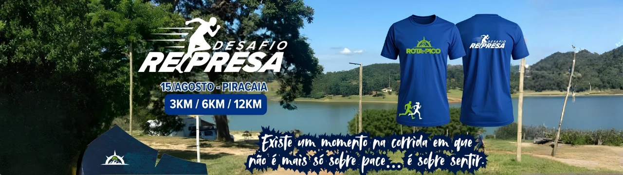 Banner da corrida Desafio Represa