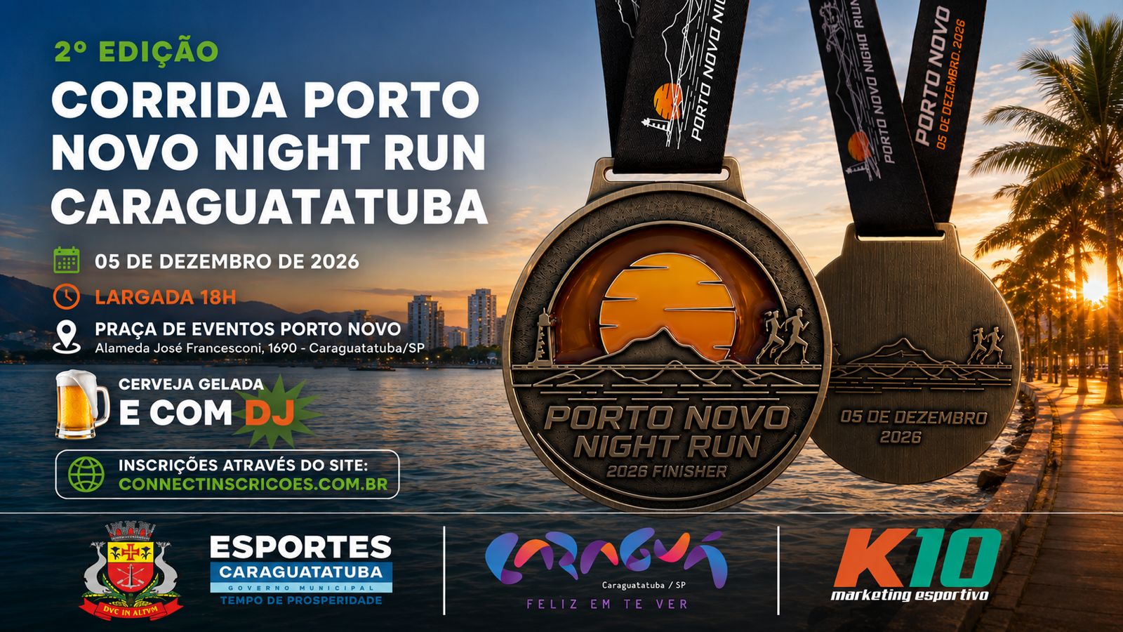 Imagem da prova 2ª Edição da corrida Porto Novo Night Run Caraguatatuba
